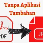 Cara Mengubah PDF Menjadi JPG Melalui Online